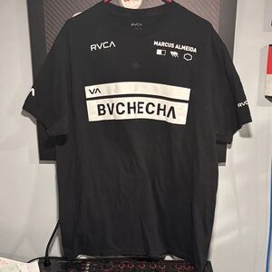 RVCA Black and White Graphic Tee